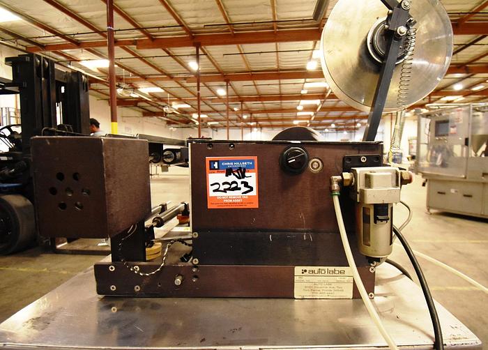 Used Labeler, Front & Back, Auto Labe, Model 550 #5991150