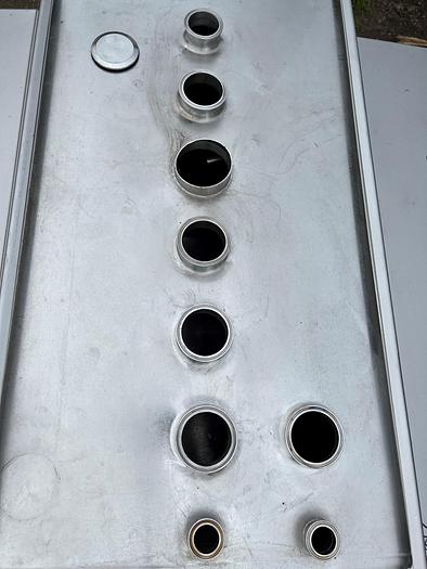 Used Tank, 225 Gallon, Stainless Steel, Rectangular Balance Tank #S744989