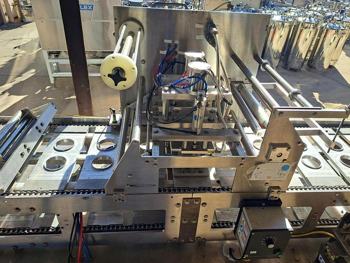 Used Filler, Cup, 2-Lane, Stainless Steel, 12 Ounces & 16 Ounces