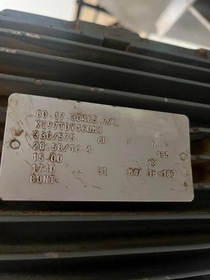 Used Mixer, Ribbon, 1100 Gallon, Dual Shaft, Stainless Steel, Jacketed, Food Mixer, 15 HP, 7500 lb, K6378, #5991750