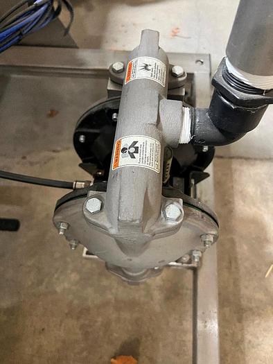 Used Filling Line, 12-Head, Overflow Filler, Inline Capper, Wrap Labeler #C745379