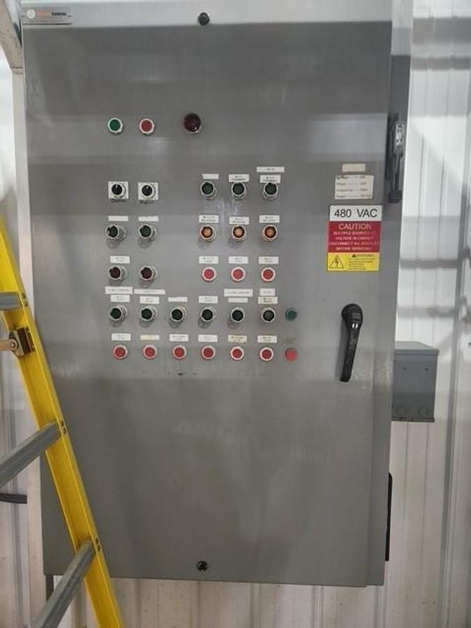 Used Fryer, Continuous Fryer, Heat and Control, Natural Gas, Stainless Steel, 5-Burner, MOK-300 L.H. #5991908