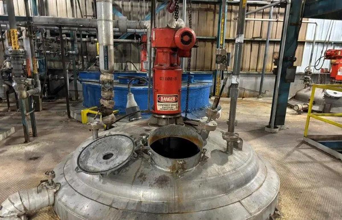 Used Tank, 2,200 Gallon, 316L Stainless Steel, Jacketed, Mix Tank, Alloy Fabricators, #