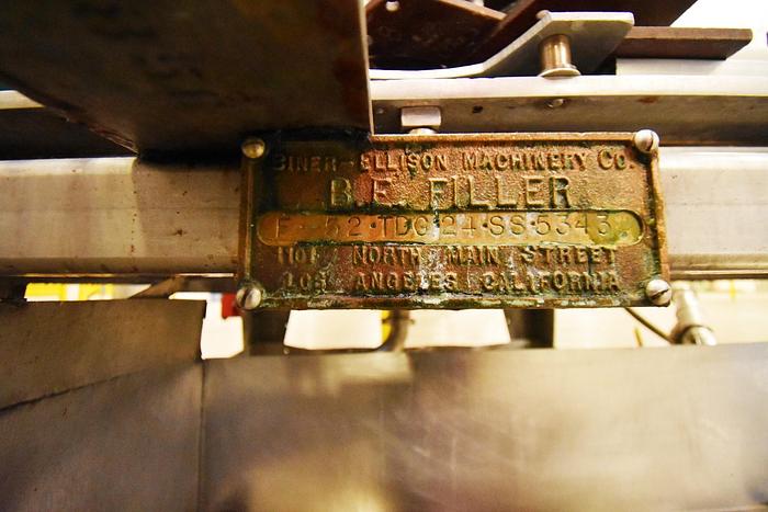 Used Filler, Bottle, 24 Head, Biner Ellison, Rotary #5991093