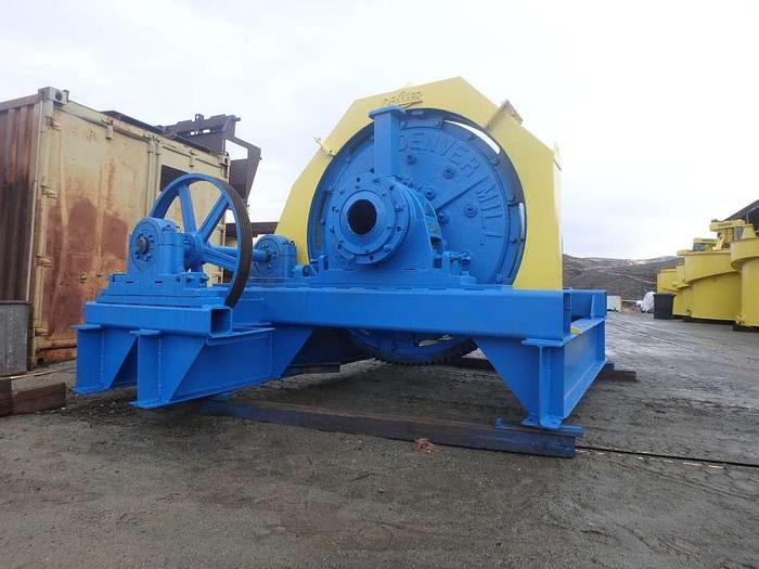Used Ball Mill, 4' Diam x 5' Long, Denver, Rubber Lined - #D745262