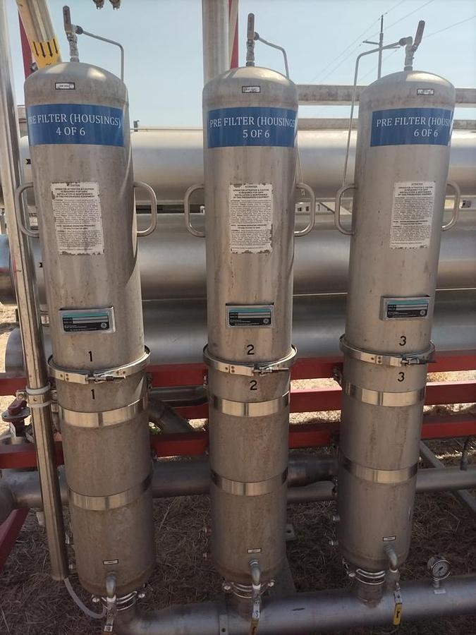 Used Filter, Nano Filtration, Osmonics, BEV Series, Stainless Steel, 300 GPM Permeate, #5991746