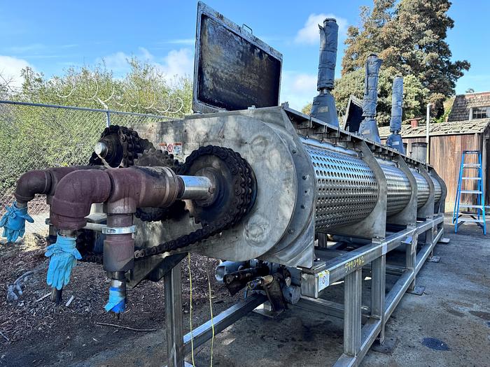 Used Holoflite, 24" X 20', Dual Screw, 316L Stainless Steel, 100 PSI #5990962