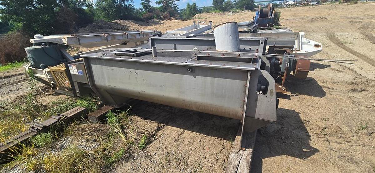 Used Mixer, Paddle, Hayes & Stolz, DA20 × 08FT, 304 Stainless Steel, Continuous, #5991950