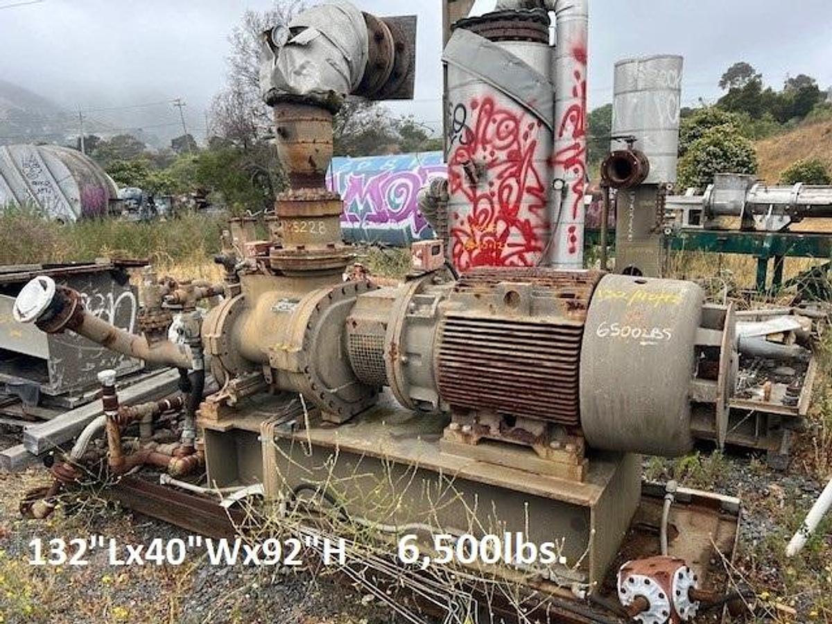 Used Compressor, Gas, Gardner Denver, 150 HP, System, #C735228