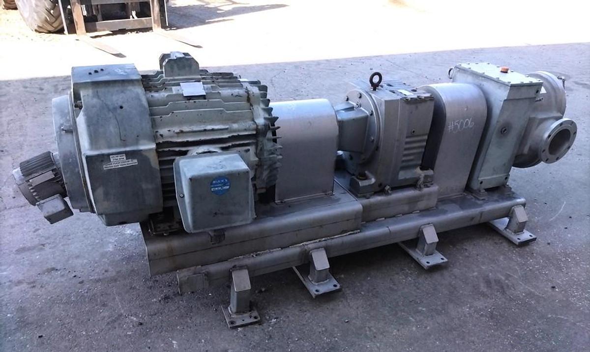 Used Pump, Positive, Fristam FKL 600, 125 HP, 7" In/Out, Flanged, #5991930