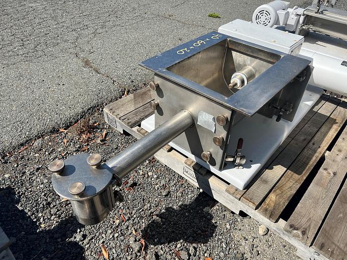 Used Feeder, Screw, 2" x 36", Acrison, Mdl 105Z, Stainless #C745088