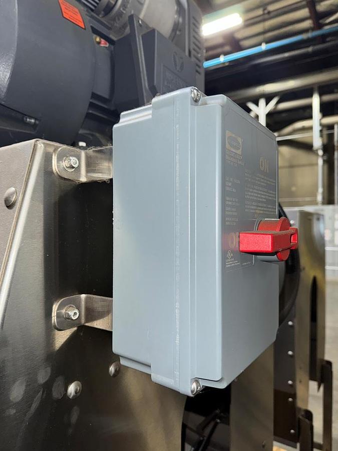 Used Dryer, Bottle, Shrink Sleeve Air Knife, Sleeves Seal, Stainless Steel, 25 HP, #5991710