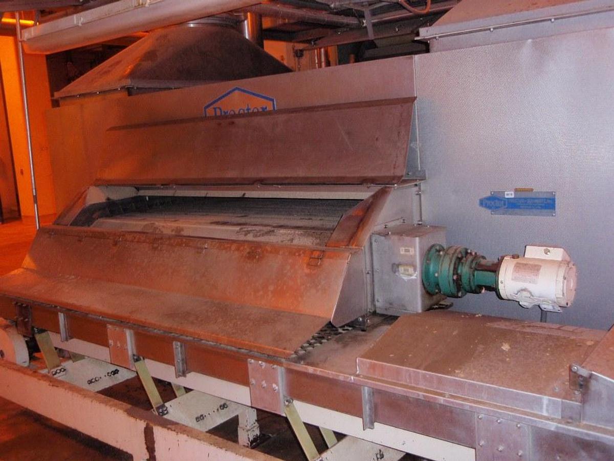 Used Dryer, Apron, 80" x 54', S/st, Proctor & Schwartz, Dbl Pass #5991902
