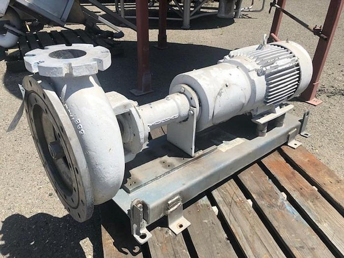 Used Pump, 20 HP, Vaughan, Chopper Pump, Mdl STH4R12CS, #5991997