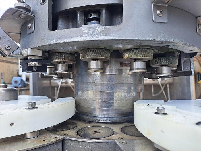 Used Capper, West, Mdl RW500F, 12 Head, Feeder #C739581