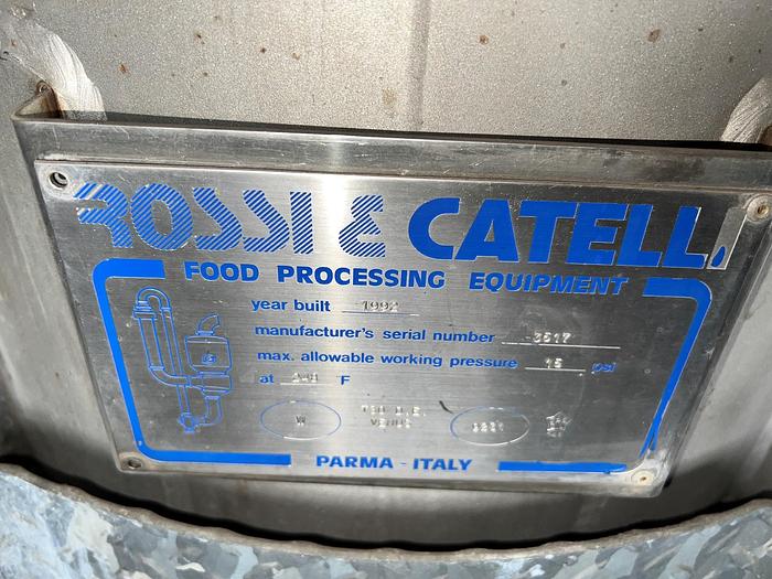 Used Evaporator, 2-Effect, Stainless Steel, Rossi Cattelli T30 D.E. Venus - #4487802