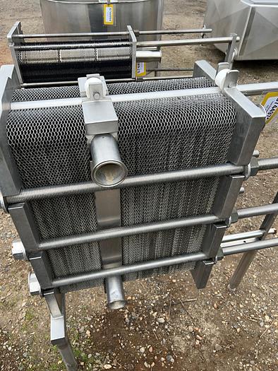 Used Heat Exchanger, Plate, 250 SF, S/st, AGC, Model 125-S, #S744975