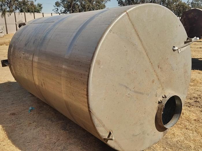 Used Tank, 2,100 Gallon, Stainless Steel, 6' X 10' #S745306