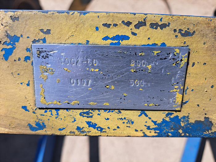 Used Dumper, Drum, MORSE , 400Z-60 , 800Pounds, Stainless Steel #5512920