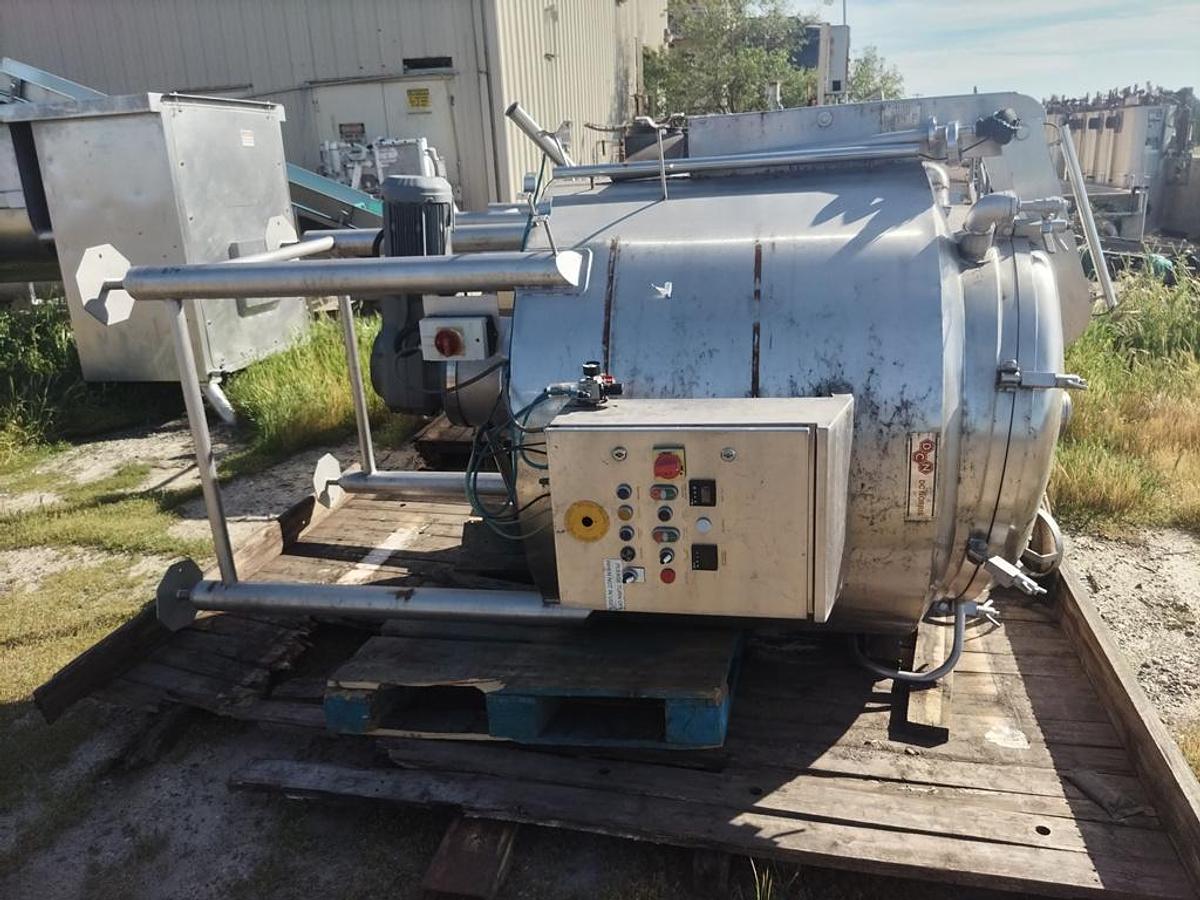 Used Tank, 130 Gallon, DC Norris, Glycol Jacketed DA Cooling Vessel, Scrape Surface, #