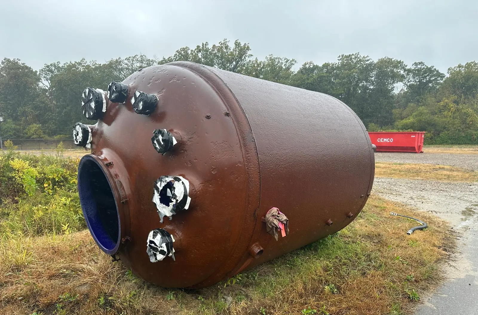 Used Reactor, 2,000 Gallon, Glass Lined, Pfaudler, #5991812