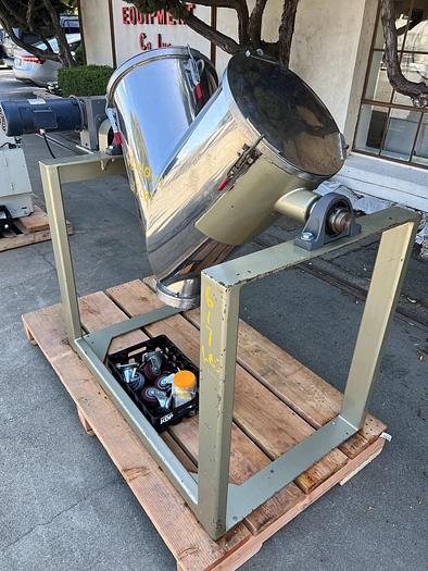 Used V-Type Twin Shell Mixer, CapPlus, Model CPT-3CF, 3 Cubic Feet, Stainless Steel #S745116