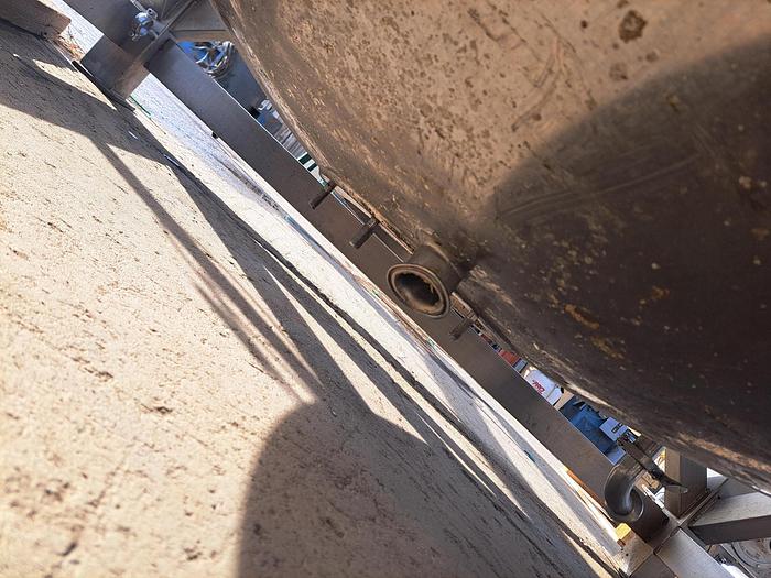 Used Tank, 575 Gallon, Mixing, Stainless Steel, Jacketed, Bolted Homogenizer #5991161