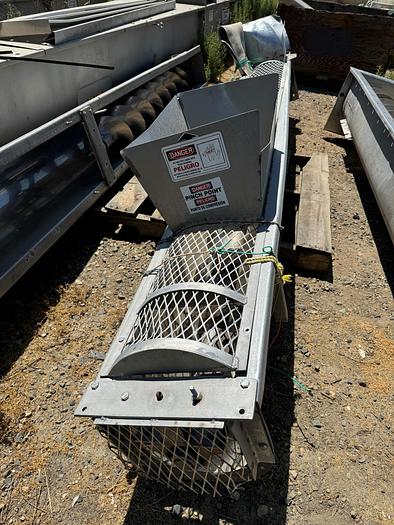Used Conveyor, Screw, 9" X 9'10", Stainless Steel, #5880210