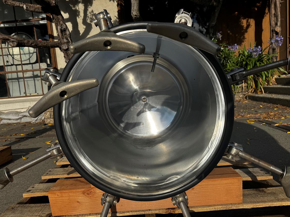 Used Tank, 15 Gallon, Stainless Steel, 50 PSI, Feldmeier, FV, #5991511