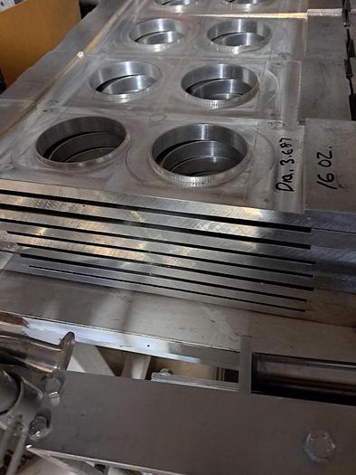 Used Filler, Cup, 2-Lane, Stainless Steel, 12 Ounces & 16 Ounces