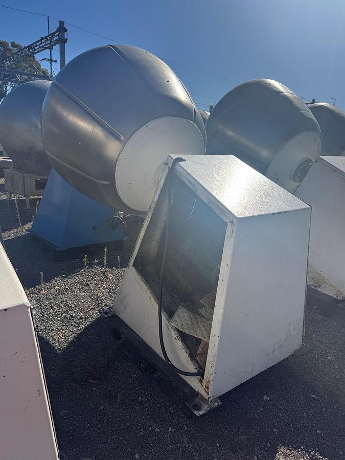 Used Coating Pan, 48" Diameter, Stainless Steel,  Baffles, (4) Available, #5991573