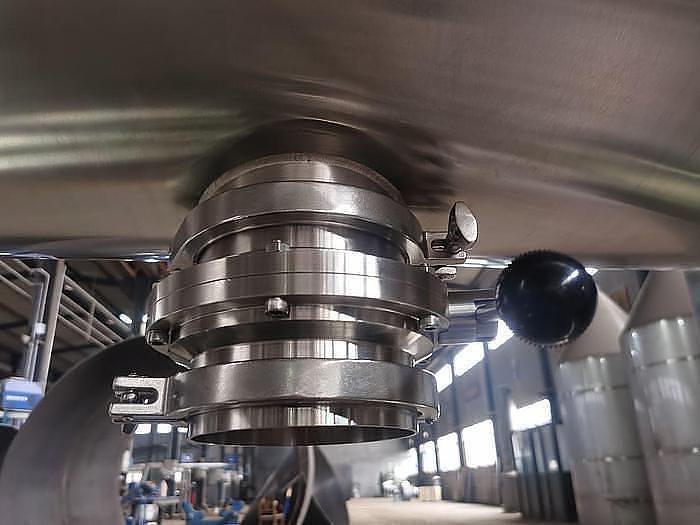 Used New 35 Cubic Foot Stainless Steel Ribbon Mixer, 10 HP