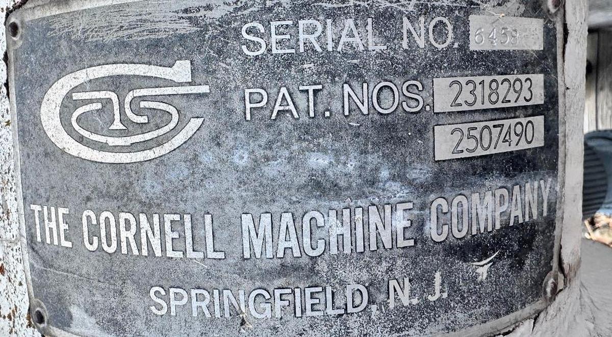Used Mixer, High Shear, Stainless Steel, 1 HP, Cornell Versator, #