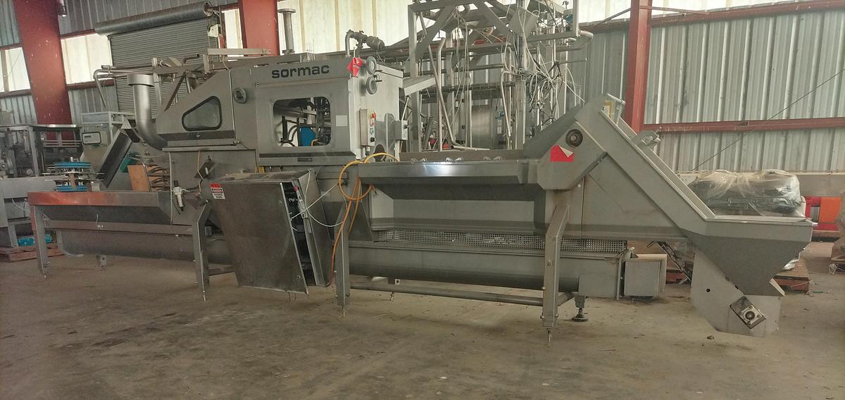 Used Peeler, Sormac, USM-S100, Onion Peeler, 6,000 Pounds per Hour #S745394