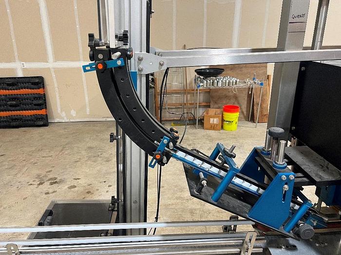 Used Filling Line, 12-Head, Overflow Filler, Inline Capper, Wrap Labeler #C745379