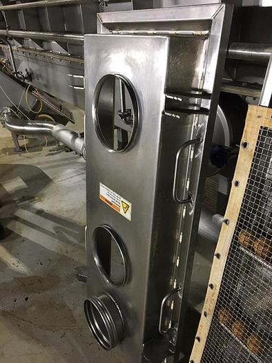 Used Spray dryer 7,000 lbs. Per hour evap. V-bottom dryer three nozzles