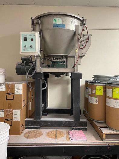 Used Mixer, Ribbon, 10 CF, Stainless Steel, Vertical, #5532790