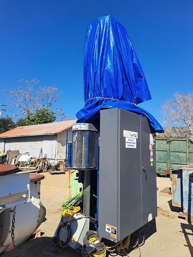 Used Wrapper, Pallet, Automatic, Lantech QLA, 92" Wrap Height, 25' Powered Conveyor, #5991667