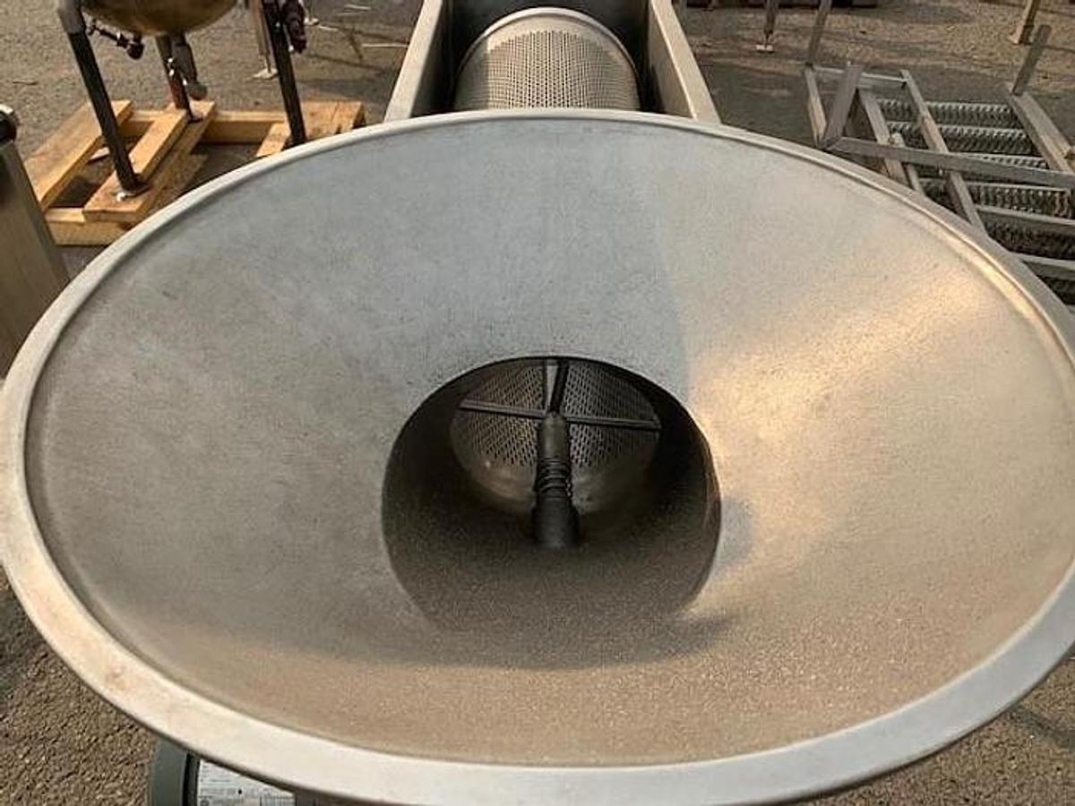 Used Separator, Fine Saver,  Stainless Steel, Rotary Drum Separator, 1/3 HP Drive, #5991937