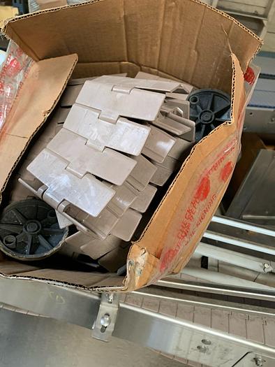 Used Conveyor, Belt, 4.5" x 17', S/st, 90 degree turn #S742977