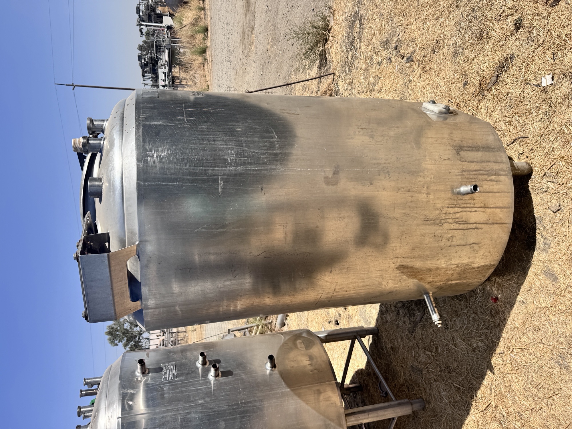 Used Tank, 200 Gallon, Stainless Steel, Jacketed, Agitated, Cherry-Burrell EPDA, #5991977