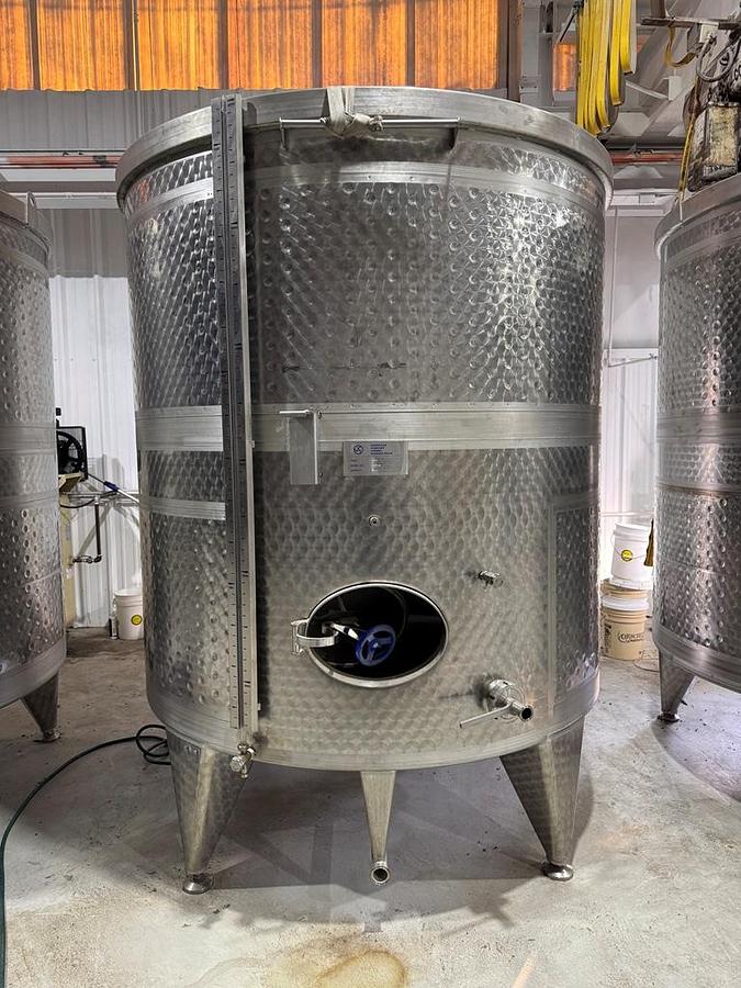 Used Tank, 1,500 Gallon, Stainless Steel,  Jacketed, Fermenter, Criveller, 2014, (3), #5991647