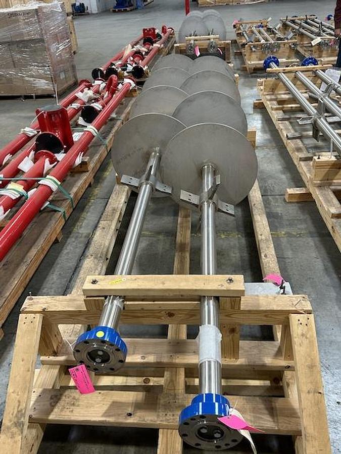 Used Reactor, 2,775 Gallon, 304 Stainless Steel, Equipromex, Water Wash, Vertical, 145 PSI, Agitated, Unused, #5991584