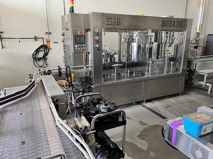 Used Filling Line, Bottles, Filler/Rinser/Crowner, Labeler#C744999