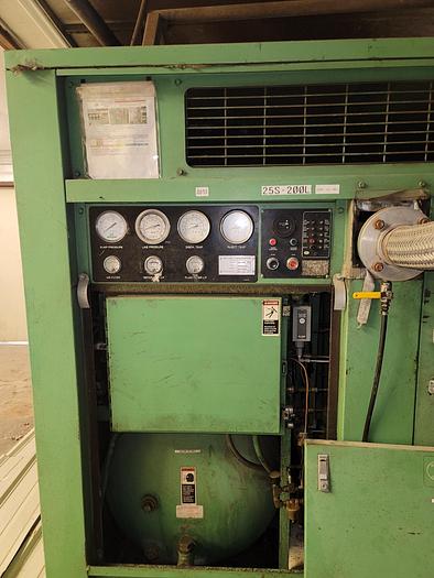Used Compressor, 200 HP, Sullair, Model 25S-200L ACAC - #4874149
