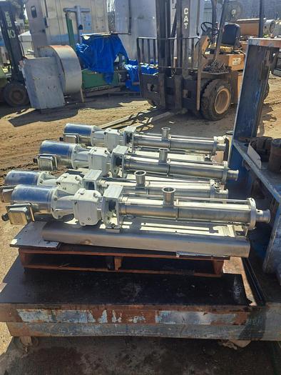 Used Pump, Moyno, 1/2 Hp, 2", S/st, Seepex, Size 5, #S742290