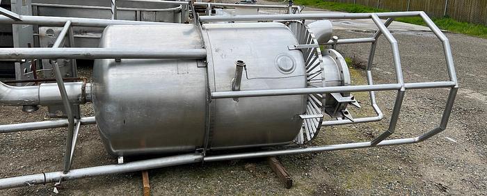 Used Tank, 350 Gallon, S/st, 60 PSI, Cherry Burrell #S744985