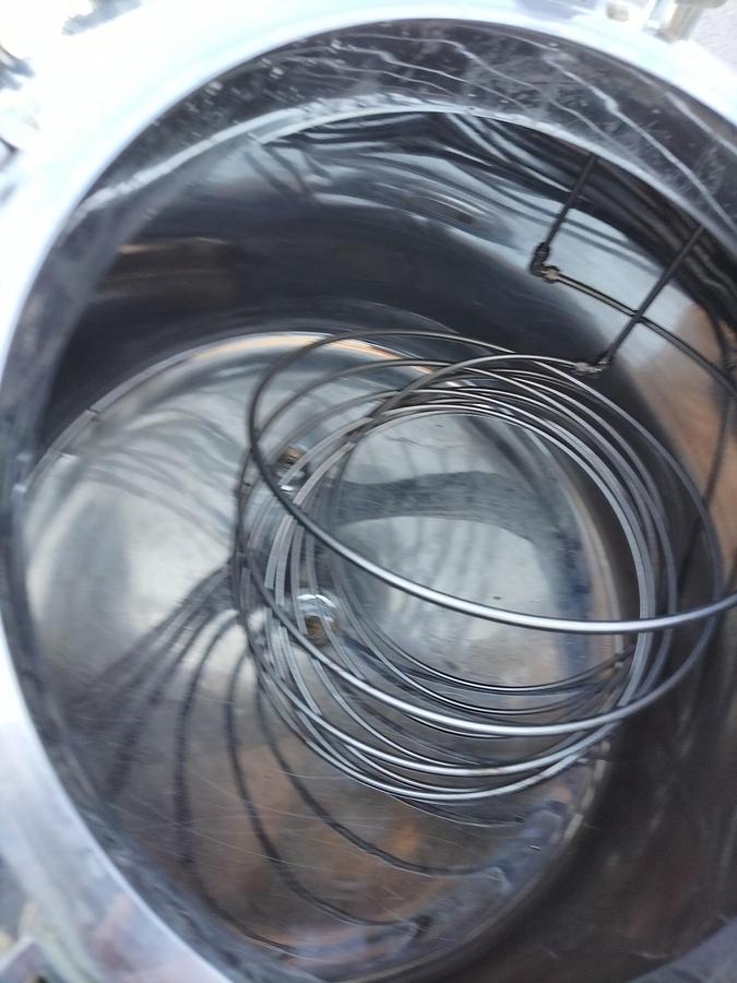 Used Tank, 132 Gallon (500 Liter), 316L Stainless Steel, Jacketed, Full Vacuum, 50 PSI, Lee, #5991493