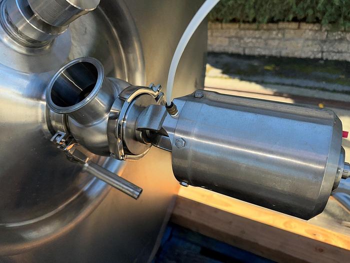 Used Tank, 300 Gallon, 316L Stainless Steel, Jacketed, Scrape Agitated, Feldmeier #S745371