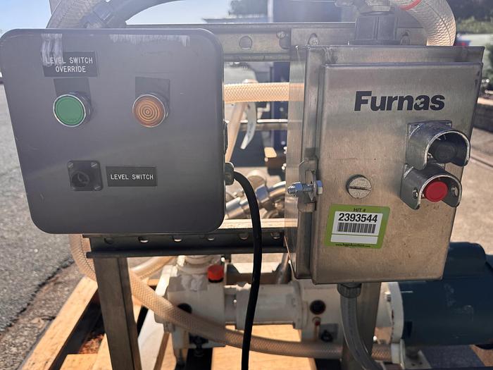 Used Pump, Metering, Dual-Pump, 1/2 HP, Stainless Steel, Bran & Lubbe, #5991177